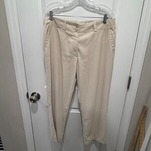Nike Women Golf Pants Dri-FIT Tan 12